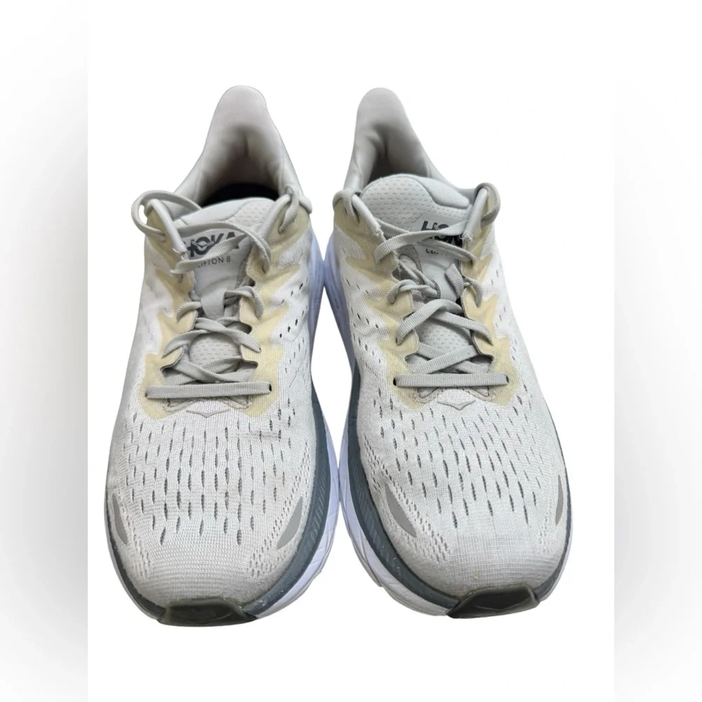 Hoka Gray and White Athletic Shoes - Picture 5 of 8